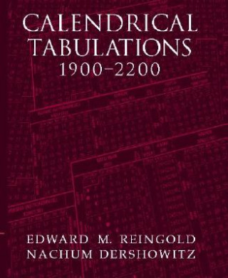 Carte Calendrical Tabulations, 1900-2200 Edward M. ReingoldNachum Dershowitz