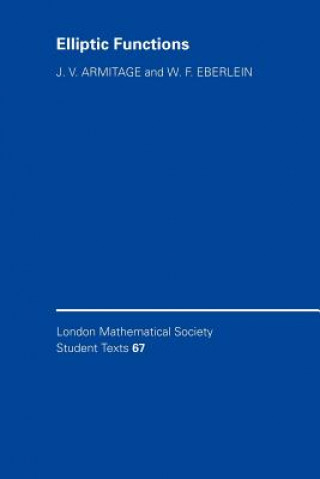 Buch Elliptic Functions J. V. ArmitageW. F. Eberlein