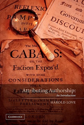Könyv Attributing Authorship Harold Love