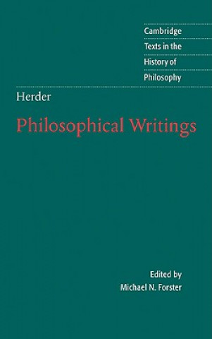 Книга Herder: Philosophical Writings Johann Gottfried von HerderMichael N. Forster