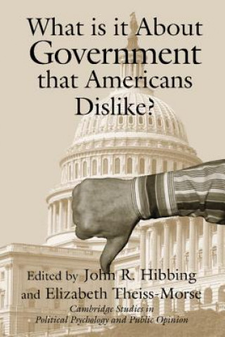 Kniha What Is it about Government that Americans Dislike? John R. HibbingElizabeth Theiss-Morse