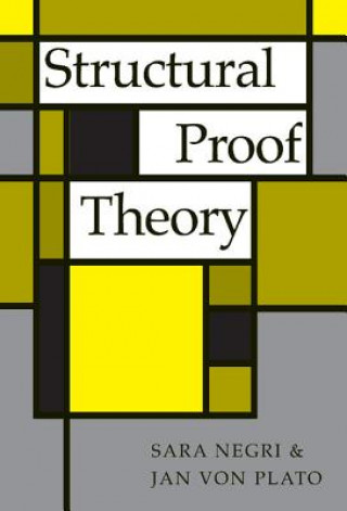 Livre Structural Proof Theory Professor Sara Negri