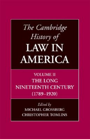 Kniha Cambridge History of Law in America Michael Grossberg