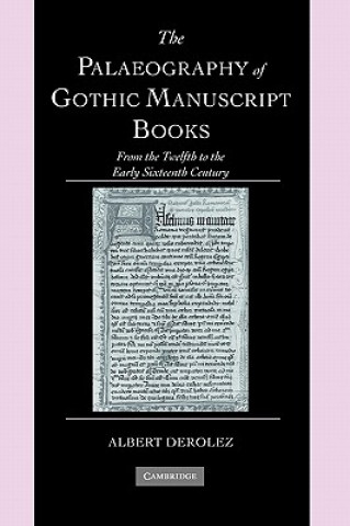 Kniha Palaeography of Gothic Manuscript Books Albert Derolez