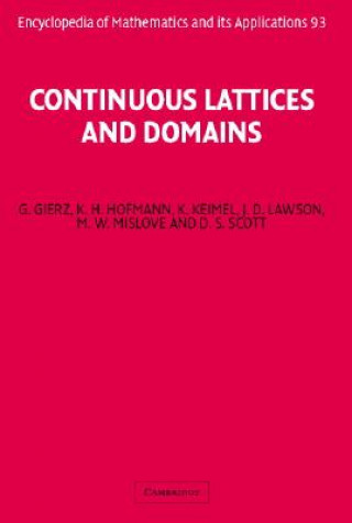 Książka Continuous Lattices and Domains G. GierzK. H. HofmannK. KeimelJ. D. Lawson