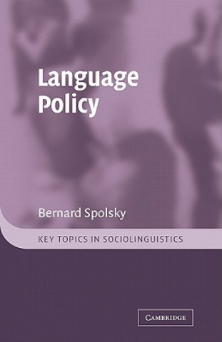 Kniha Language Policy Spolsky