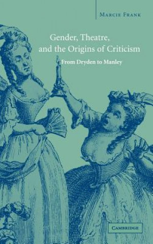 Buch Gender, Theatre, and the Origins of Criticism Marcie Frank