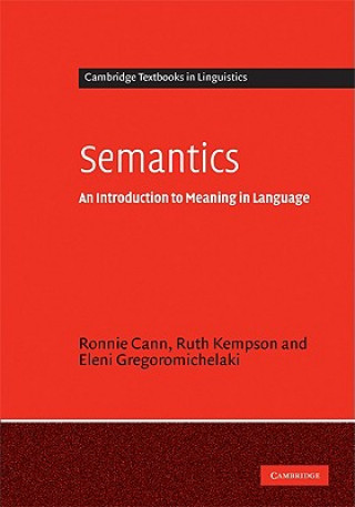 Book Semantics Ronnie CannRuth KempsonEleni Gregoromichelaki