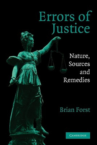 Knjiga Errors of Justice Brian Forst