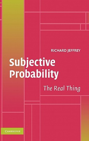 Carte Subjective Probability Richard Jeffrey