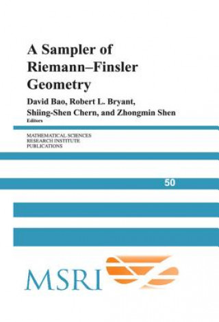 Kniha Sampler of Riemann-Finsler Geometry David BaoRobert L. BryantShiing-Shen ChernZhongmin Shen