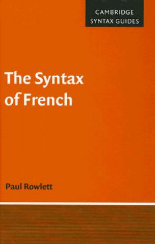 Kniha Syntax of French Paul Rowlett