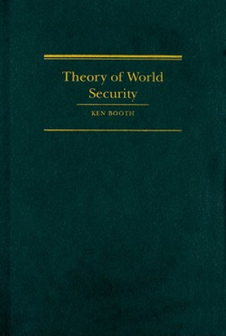 Buch Theory of World Security Ken Booth