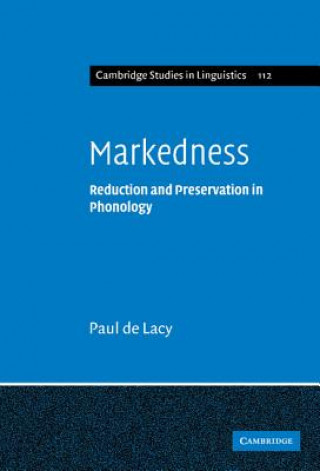 Kniha Markedness Paul de Lacy