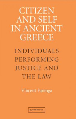 Libro Citizen and Self in Ancient Greece Vincent Farenga