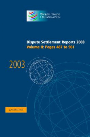 Buch Dispute Settlement Reports 2003 World Trade Organization