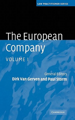 Knjiga European Company Dirk Van GervenPaul Storm