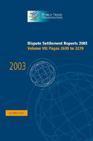 Libro Dispute Settlement Reports 2003 World Trade Organization