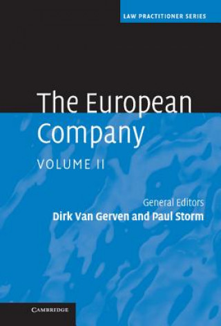 Kniha European Company Dirk Van GervenPaul Storm
