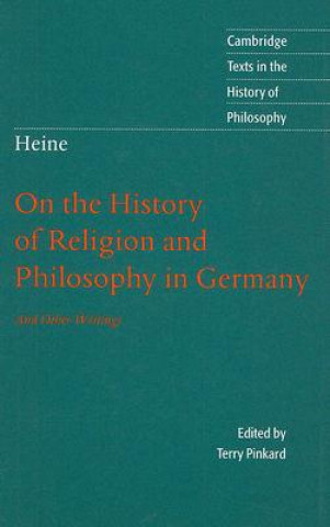 Kniha Heine: 'On the History of Religion and Philosophy in Germany' Terry PinkardHoward Pollack-Milgate