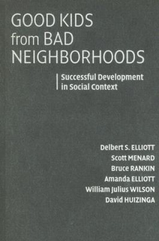 Kniha Good Kids from Bad Neighborhoods Delbert S. ElliottScott MenardBruce RankinAmanda Elliott