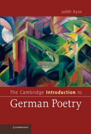 Libro Cambridge Introduction to German Poetry Judith Ryan