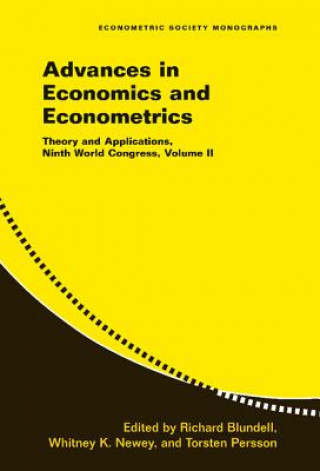 Könyv Advances in Economics and Econometrics: Volume 2 Richard BlundellWhitney K. NeweyTorsten Persson
