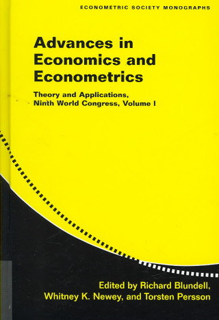 Książka Advances in Economics and Econometrics 3 Volume Hardback Set Richard BlundellWhitney  NeweyTorsten Persson