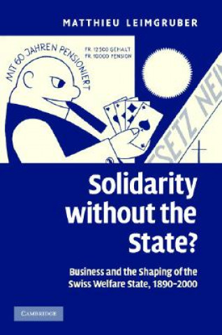 Kniha Solidarity without the State? Matthieu Leimgruber