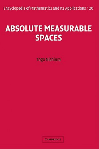 Knjiga Absolute Measurable Spaces Togo Nishiura