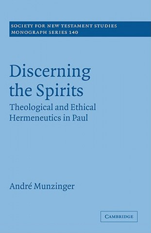 Knjiga Discerning the Spirits André Munzinger