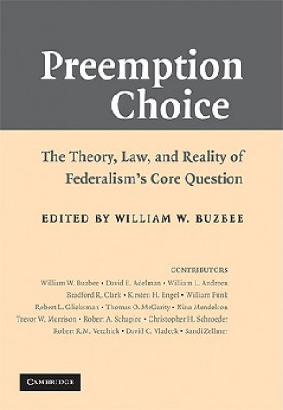 Boek Preemption Choice William W. Buzbee