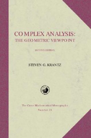 Kniha Complex Analysis Steven G. Krantz