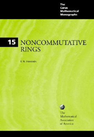 Kniha Noncommutative Rings I. N. Herstein