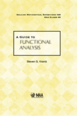 Kniha Guide to Functional Analysis Steven G. Krantz