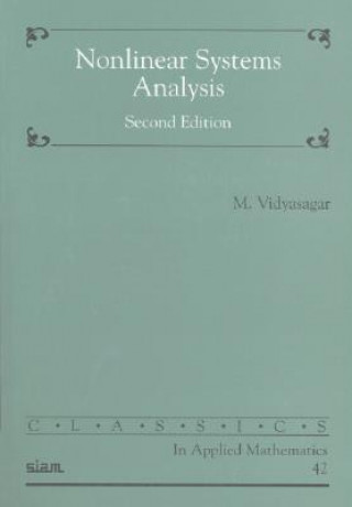 Könyv Non-Linear Systems Analysis M. Vidyasagar