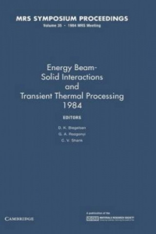 Könyv Energy Beam-Solid Interactions and Transient Thermal Processing 1984: Volume 35 D. K. BiegelsenG. A. RozgonyiC. V. Shank