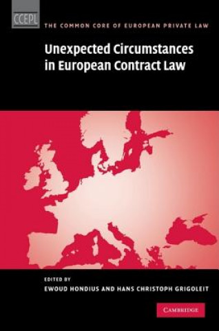 Carte Unexpected Circumstances in European Contract Law Ewoud HondiusHans Christoph Grigoleit