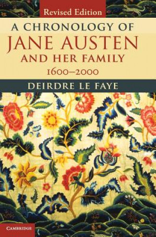 Libro Chronology of Jane Austen and her Family Deirdre Le Faye