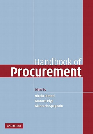 Книга Handbook of Procurement Nicola DimitriGustavo PigaGiancarlo Spagnolo