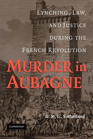 Carte Murder in Aubagne D. M. G. Sutherland