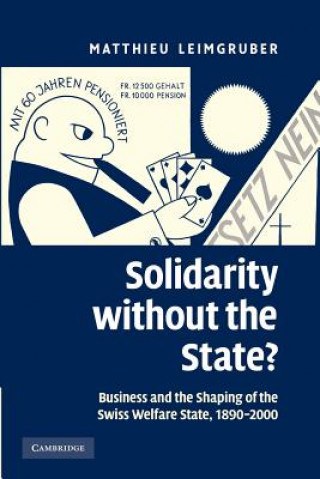 Kniha Solidarity without the State? Matthieu Leimgruber