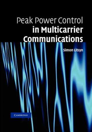 Libro Peak Power Control in Multicarrier Communications Simon Litsyn