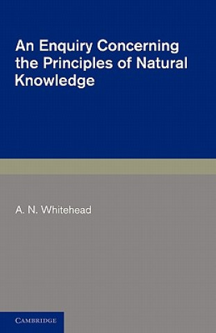 Könyv Enquiry Concerning the Principles of Natural Knowledge A. N. Whitehead