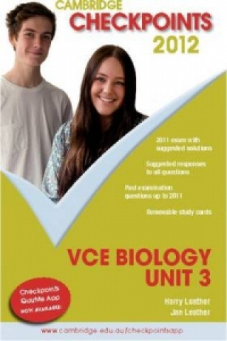 Kniha Cambridge Checkpoints VCE Biology Unit 3 2012 Harry LeatherJan Leather