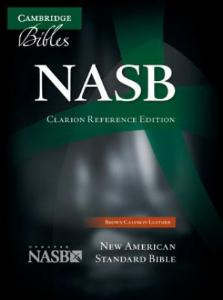 Carte NASB Clarion Reference Bible, Brown Calfskin Leather, NS485:X 