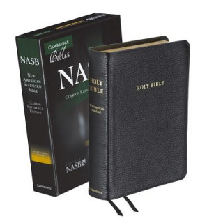 Carte NASB Clarion Reference Bible, Black Calf Split Leather, NS484:X 