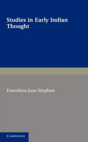 Carte Studies in Early Indian Thought Dorothea Jane Stephen