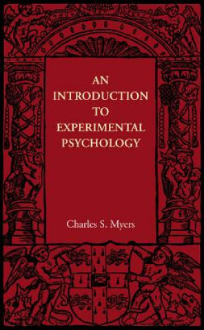 Kniha Introduction to Experimental Psychology Charles S. Myers