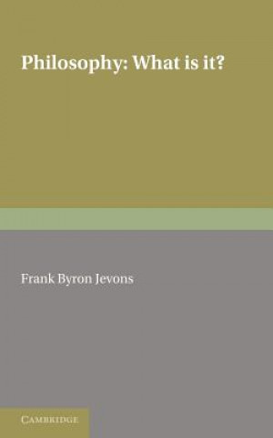 Könyv Philosophy F. B. Jevons